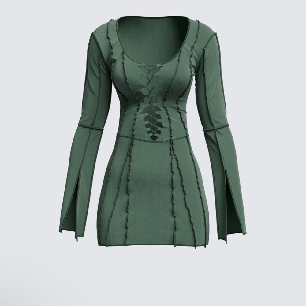 Karlie Lace Up Boss Dress